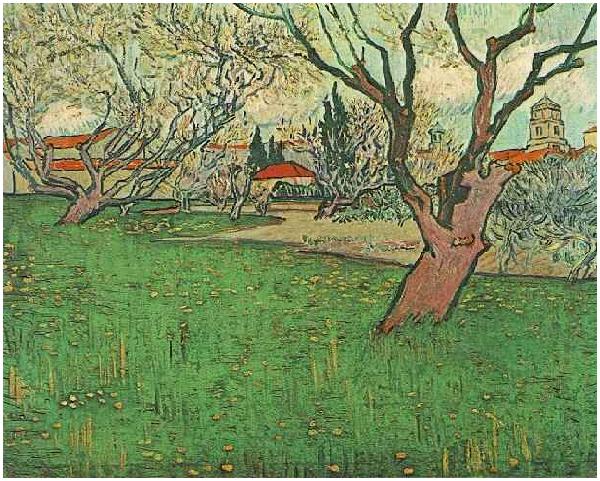 Vincent Van Gogh View of Arles with flowering trees